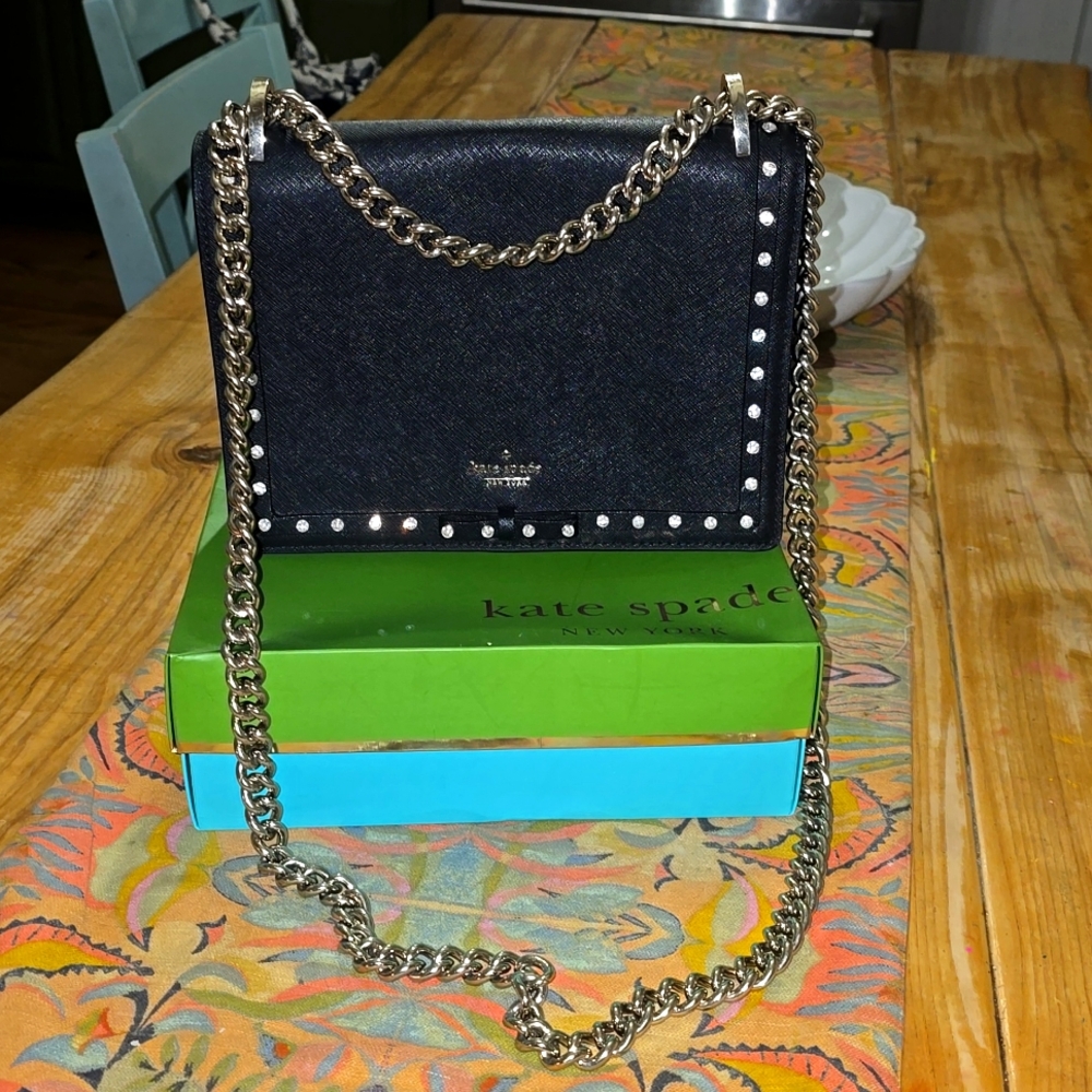 Kate Spade large studded crossbody